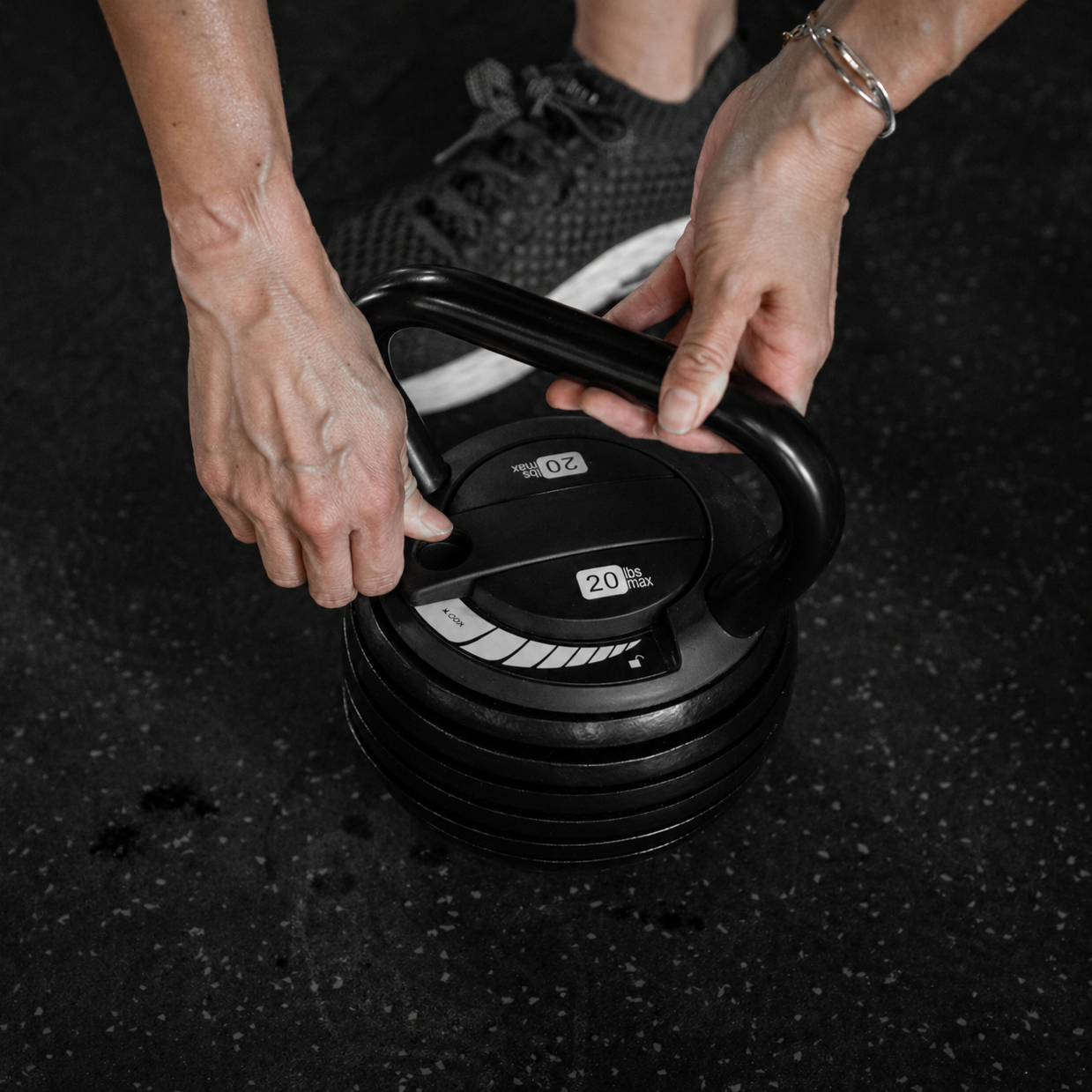10-40LB Adjustable Kettlebell Elevation Athletics